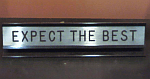 expect the best