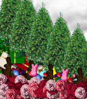 trees and candy