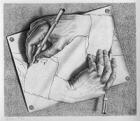 Drawing Hands by Escher