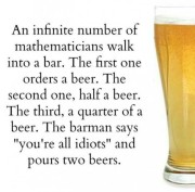About now, an infinite number of beers probably sounds pretty good!