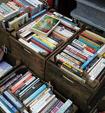 boxes of books