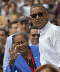 Pres Obama and Mrs Robinson