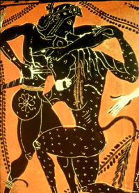Theseus and Minotaur